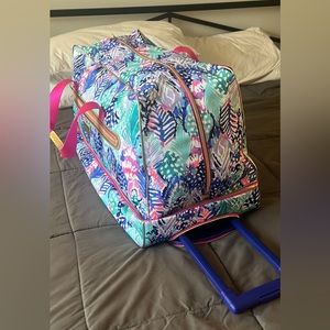 Lilly Pulitzer XL Rolling Duffle Bag